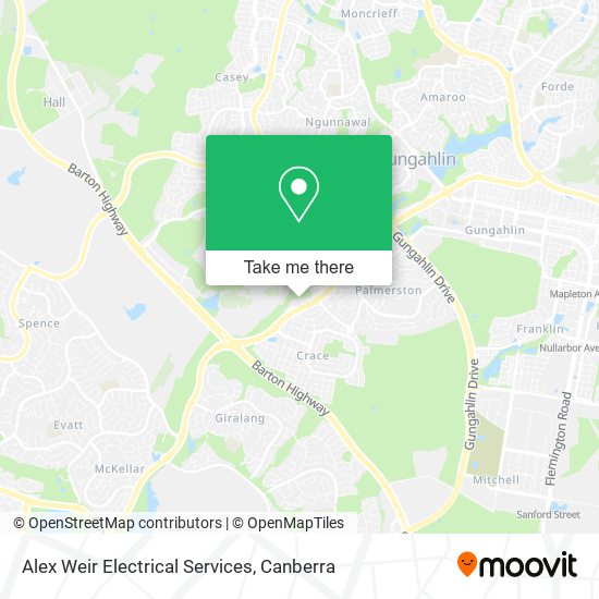 Alex Weir Electrical Services map
