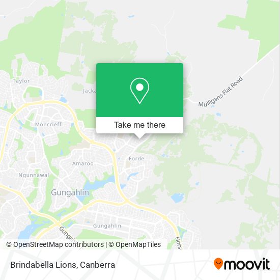 Brindabella Lions map