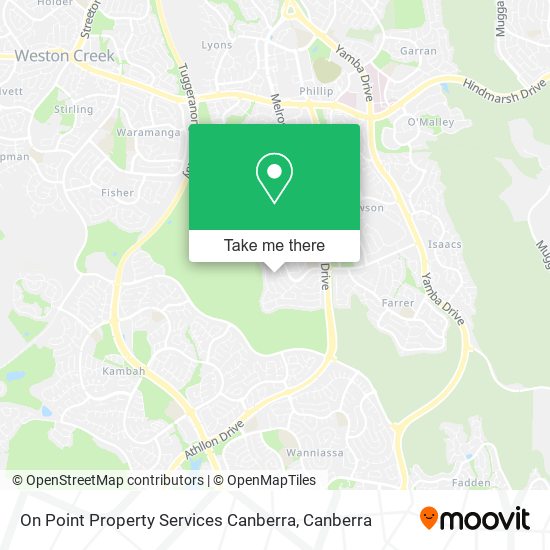 On Point Property Services Canberra map