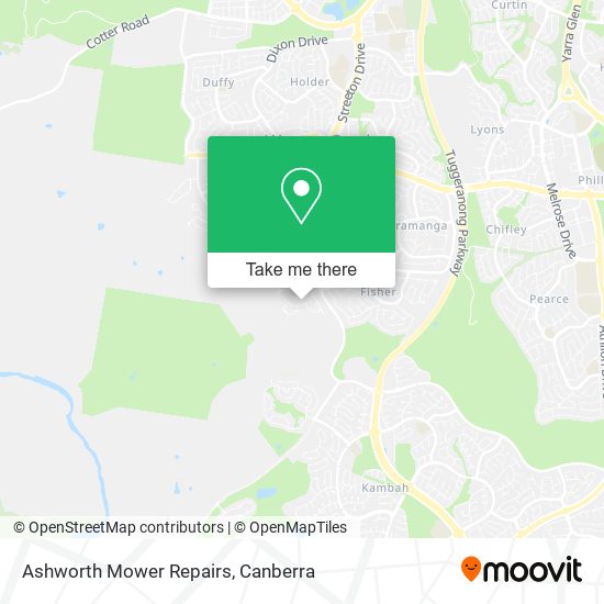 Ashworth Mower Repairs map