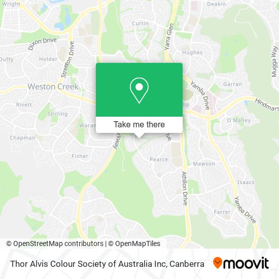 Thor Alvis Colour Society of Australia Inc map