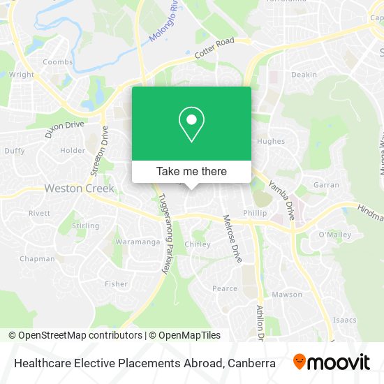 Healthcare Elective Placements Abroad map