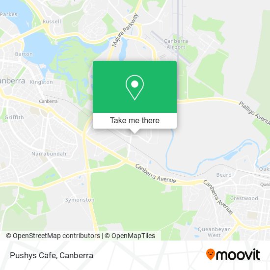 Pushys Cafe map
