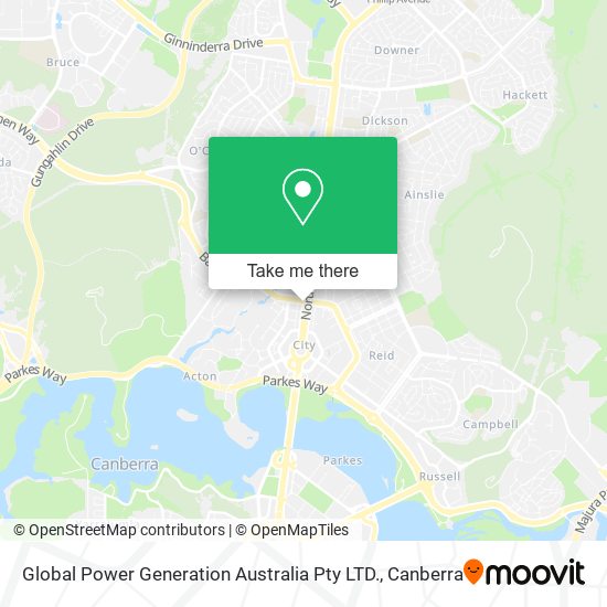 Global Power Generation Australia Pty LTD. map