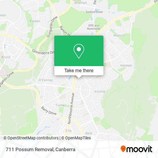 711 Possum Removal map