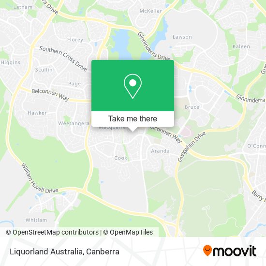 Mapa Liquorland Australia