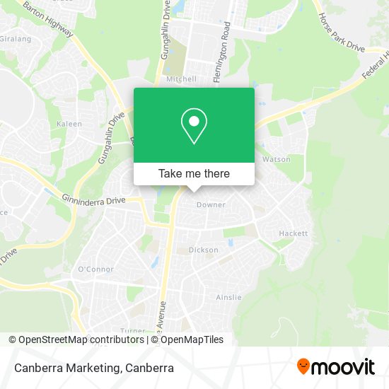 Canberra Marketing map