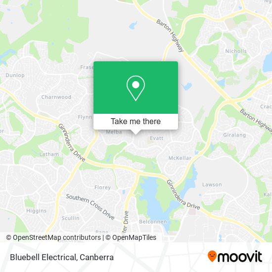 Mapa Bluebell Electrical