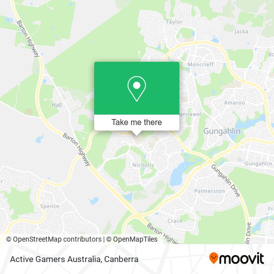 Active Gamers Australia map