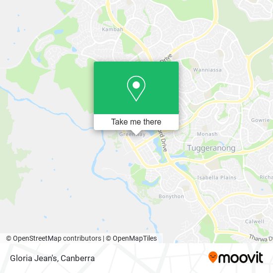 Gloria Jean's map