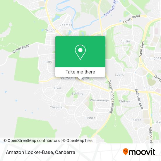 Mapa Amazon Locker-Base