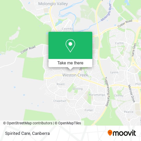 Spirited Care map