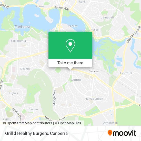 Grill'd Healthy Burgers map
