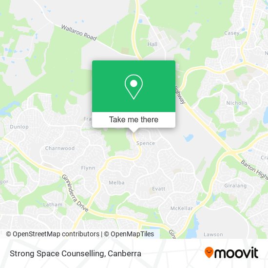 Strong Space Counselling map