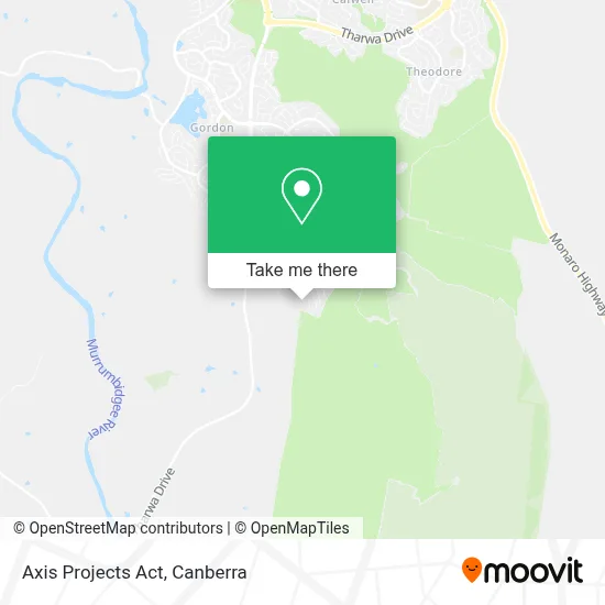 Mapa Axis Projects Act