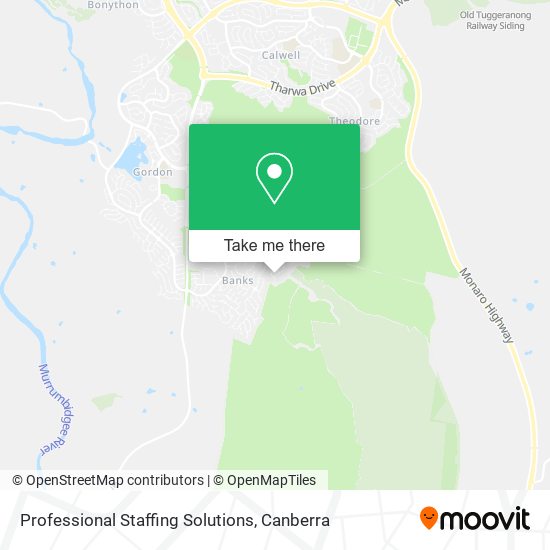 Professional Staffing Solutions map