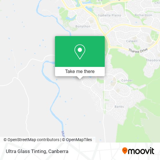 Ultra Glass Tinting map