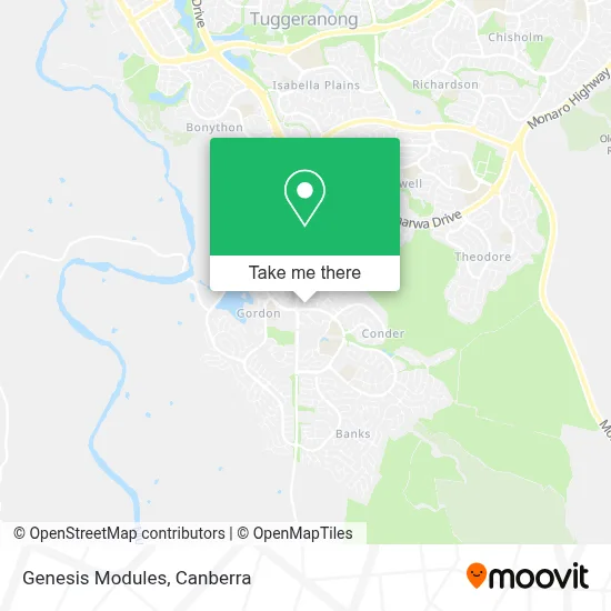 Mapa Genesis Modules