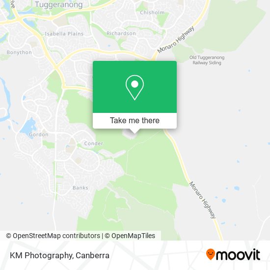 KM Photography map