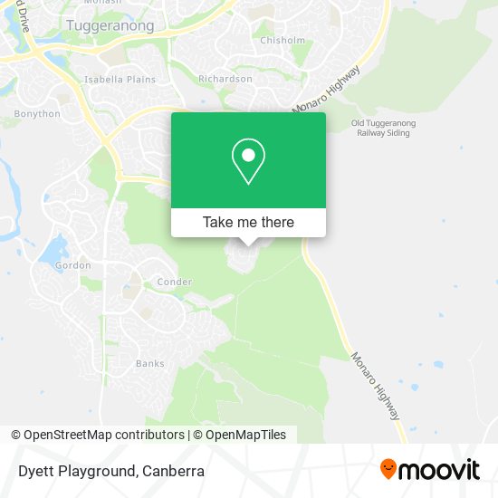 Dyett Playground map