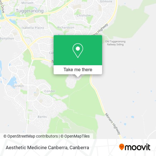 Aesthetic Medicine Canberra map