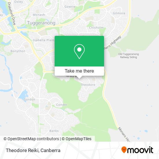 Theodore Reiki map
