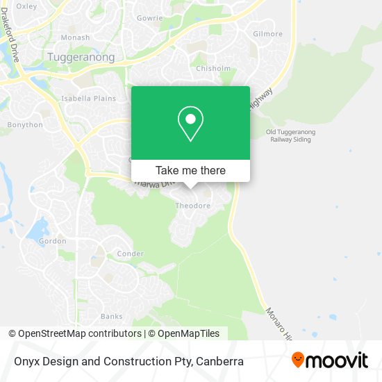 Onyx Design and Construction Pty map