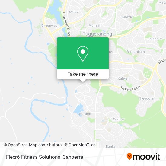 Flexr6 Fitness Solutions map