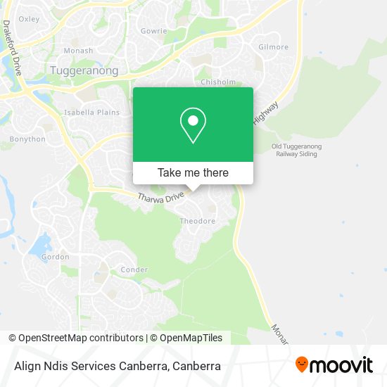 Align Ndis Services Canberra map