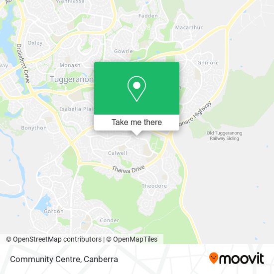 Community Centre map
