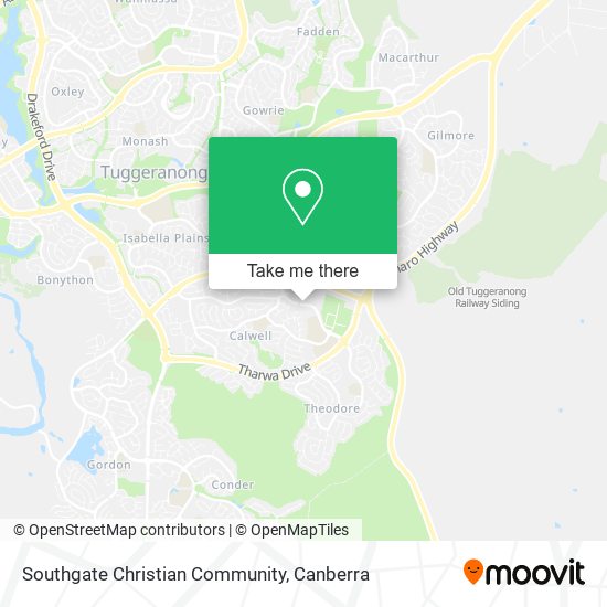 Southgate Christian Community map