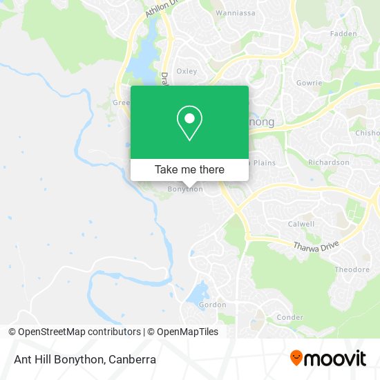 Ant Hill Bonython map