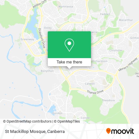 St Mackillop Mosque map