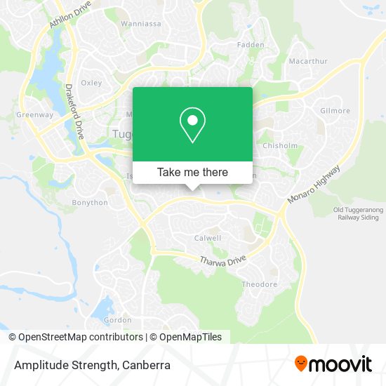 Amplitude Strength map