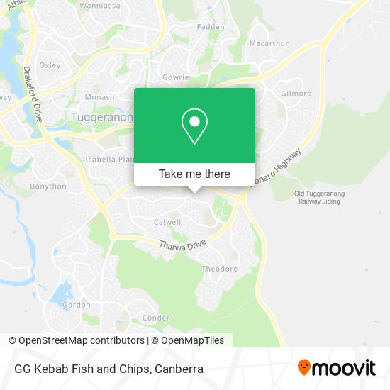 GG Kebab Fish and Chips map