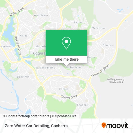 Zero Water Car Detailing map
