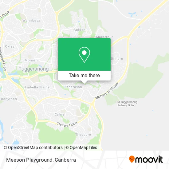 Meeson Playground map