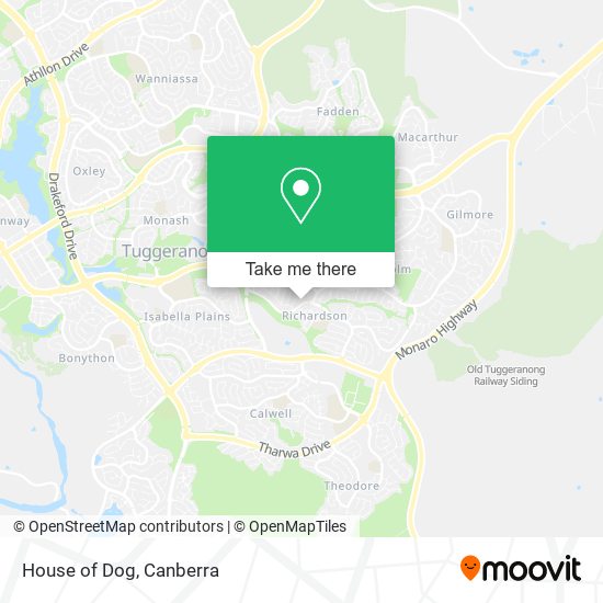 House of Dog map