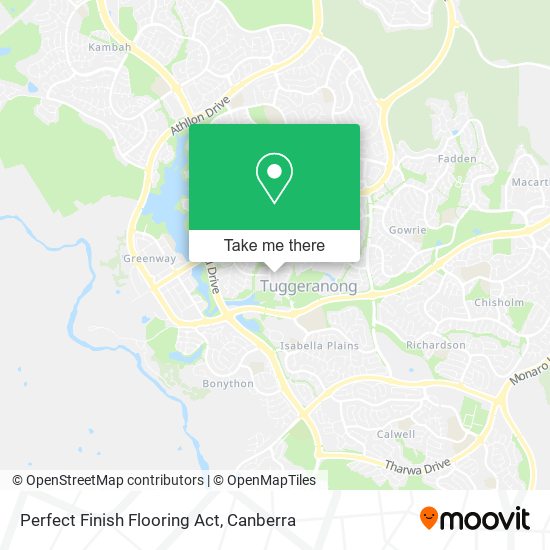 Perfect Finish Flooring Act map