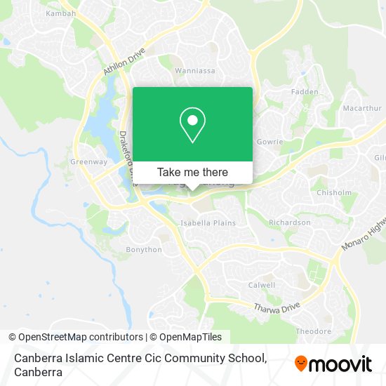 Canberra Islamic Centre Cic Community School map