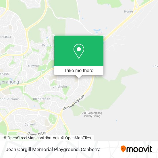 Jean Cargill Memorial Playground map