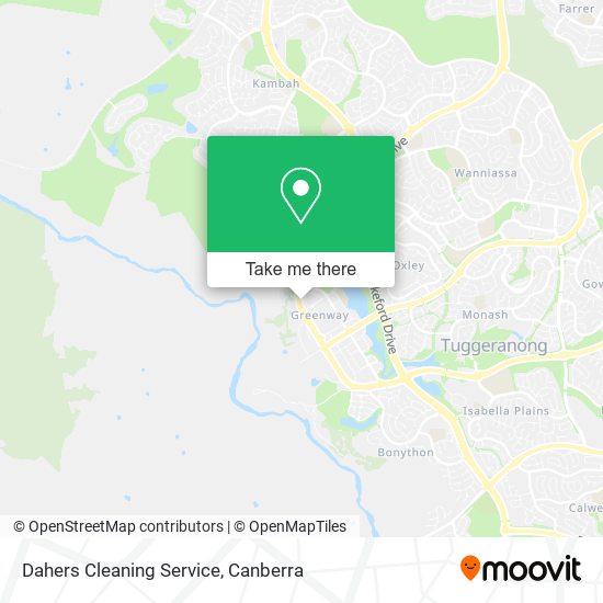 Dahers Cleaning Service map