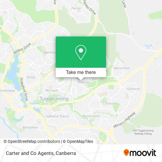 Carter and Co Agents map