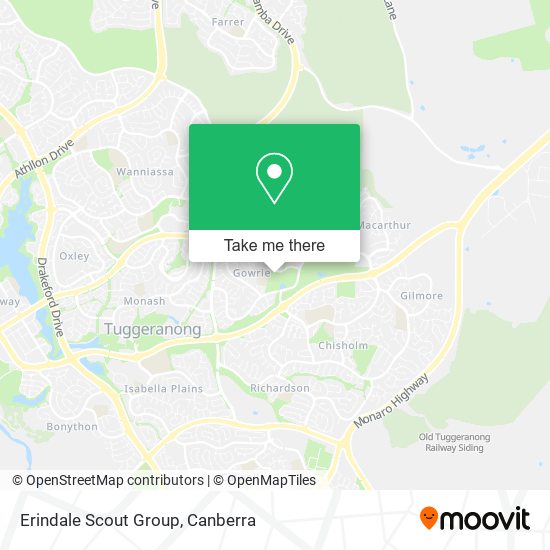 Erindale Scout Group map