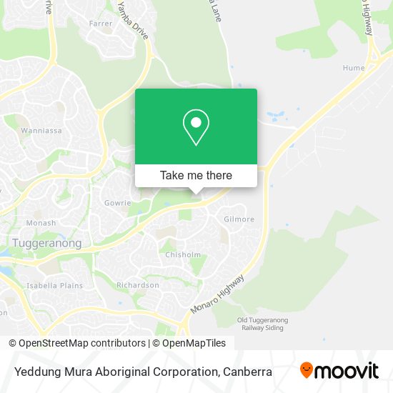Yeddung Mura Aboriginal Corporation map