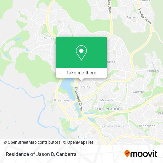 Residence of Jason D map