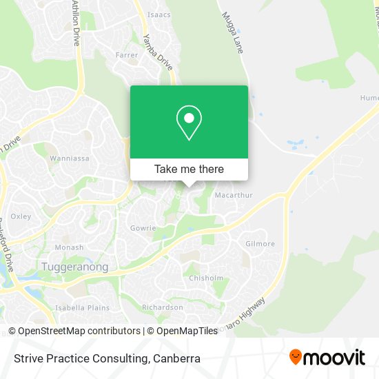 Strive Practice Consulting map