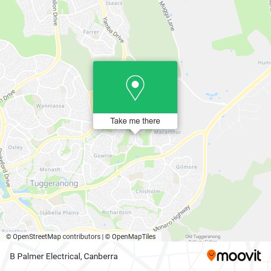 B Palmer Electrical map