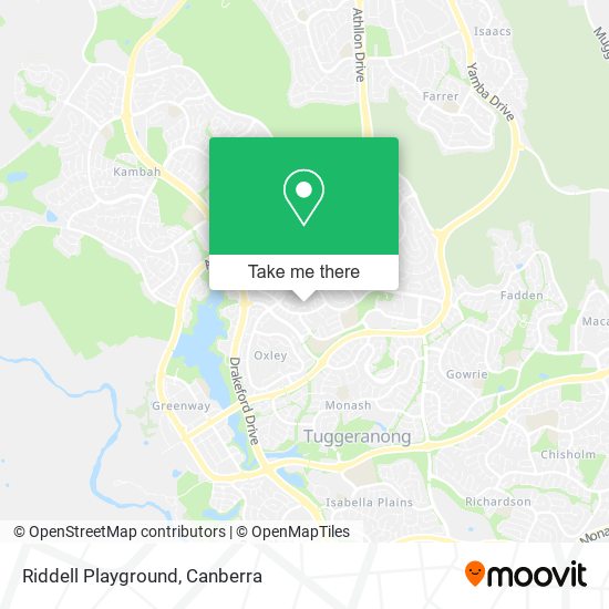 Riddell Playground map
