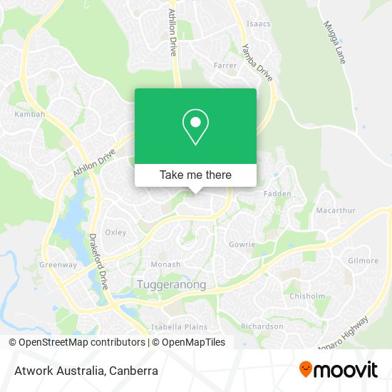 Atwork Australia map